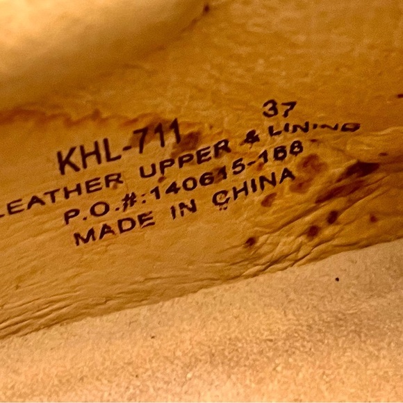 Alegria Black Textured Leather Loafers Silver Buckle Velcro Close 6.5 US 37 EUR - Picture 7 of 17